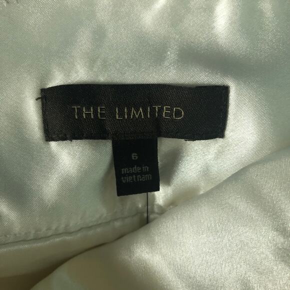 NWT The Limited Cream Chiffon Ruffle Skirt Size 6 Party Event - Picture 2 of 10